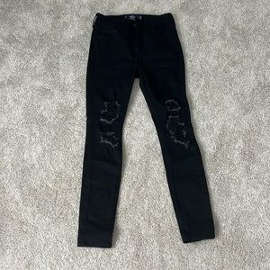 black hollister skinny jeans